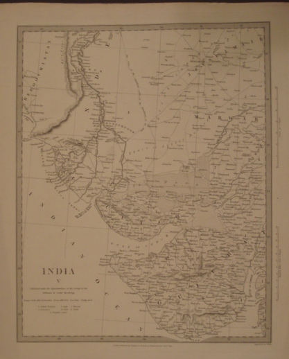 Map. India V.