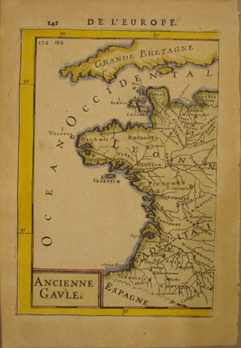 Map. Ancienne Gaule.