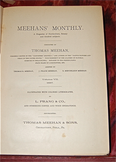 Meehan's Monthly. A Magazine of Horticulture, Bo...