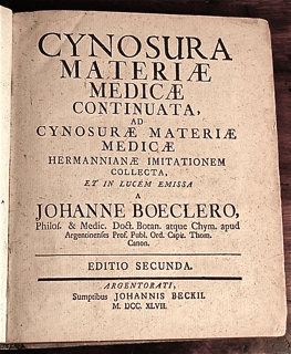 Cynosura Materiae Medicae, ad Cynosura Medicae H...